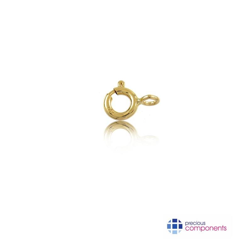 Anelli a Molla 7 8 10 11 mm Oro Giallo 18 Kt Shop Online